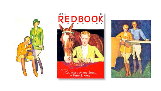 Three McClelland Barclay horse powered art works from the 1920s & 30s 