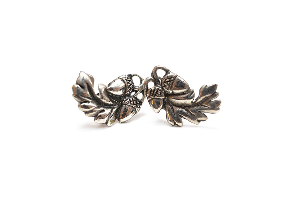 New for Fall: gold plated with diamante maple leaf earrings by McClelland Barclay