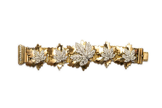 McCLELLAND BARCLAY Maple Leaf with Diamanté Bracelet