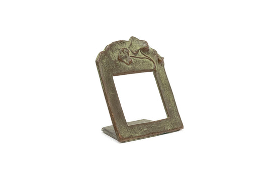McCLELLAND BARCLAY three leaf metal photo frame from the 1930s